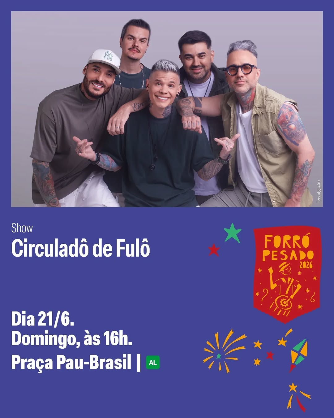 Circuladô de Fulô no Forró Pesado — Sesc Interlagos, Cidade Dutra, São Paulo
