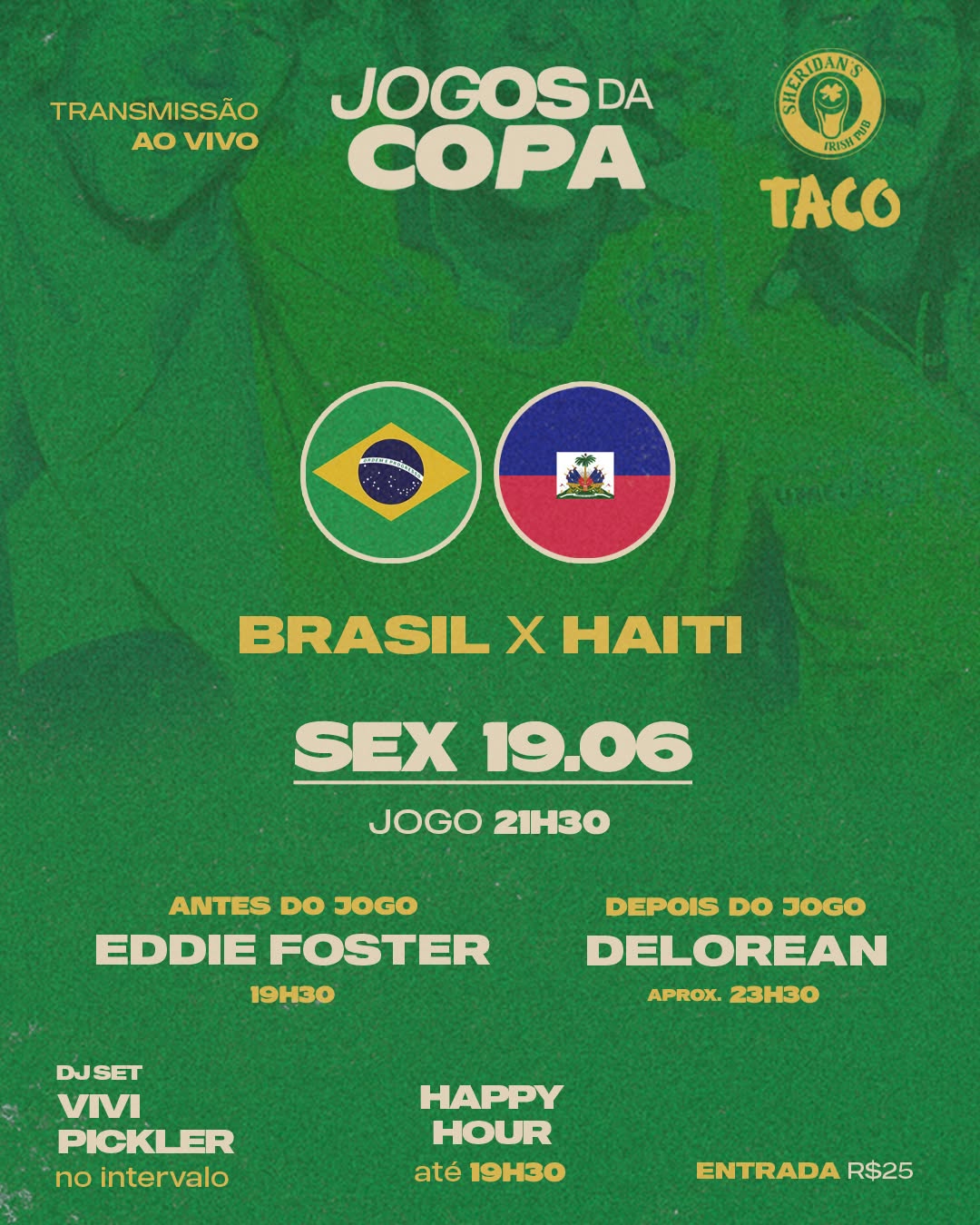 Banda Delorean CWB — Sheridan's Irish Pub, Batel, Curitiba