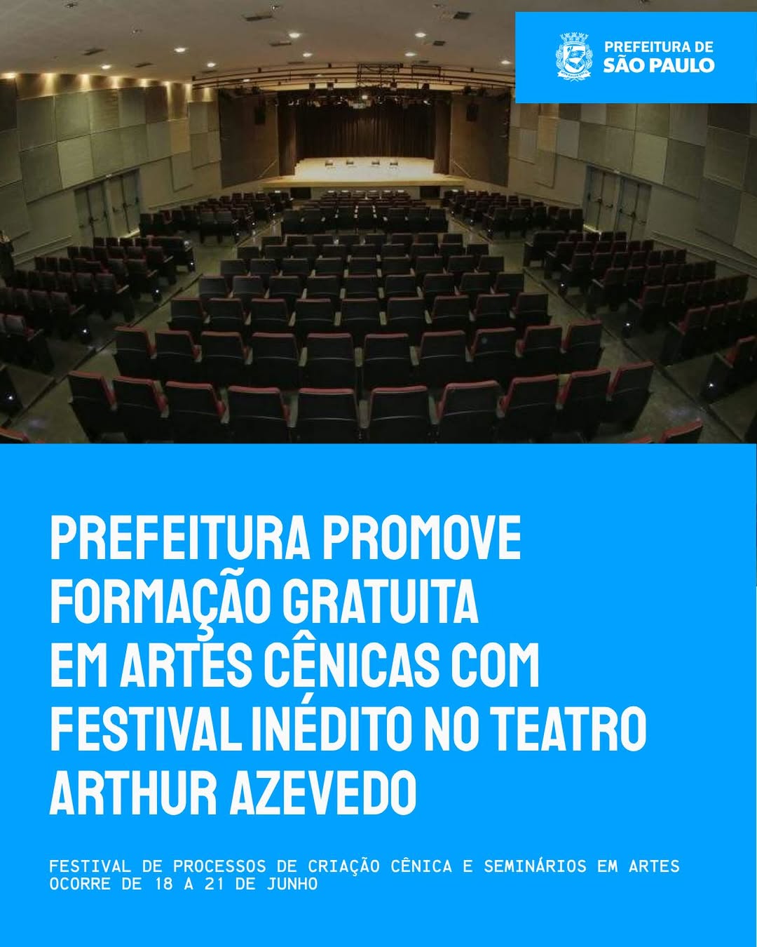Festival de Processos de Criação Cênica e Seminários em Artes
