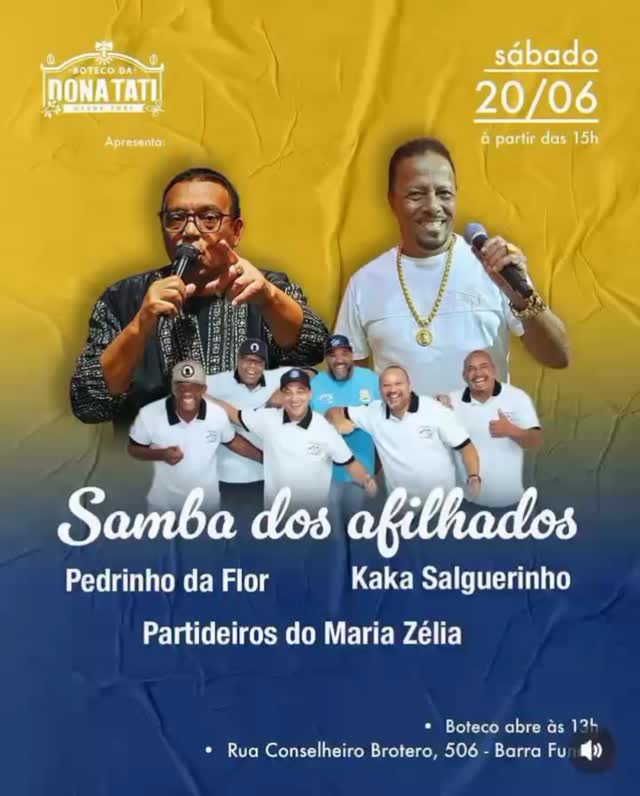 Roda de Samba dos Afilhados — Comunidade Samba Do Maria Zélia, Penha, São Paulo