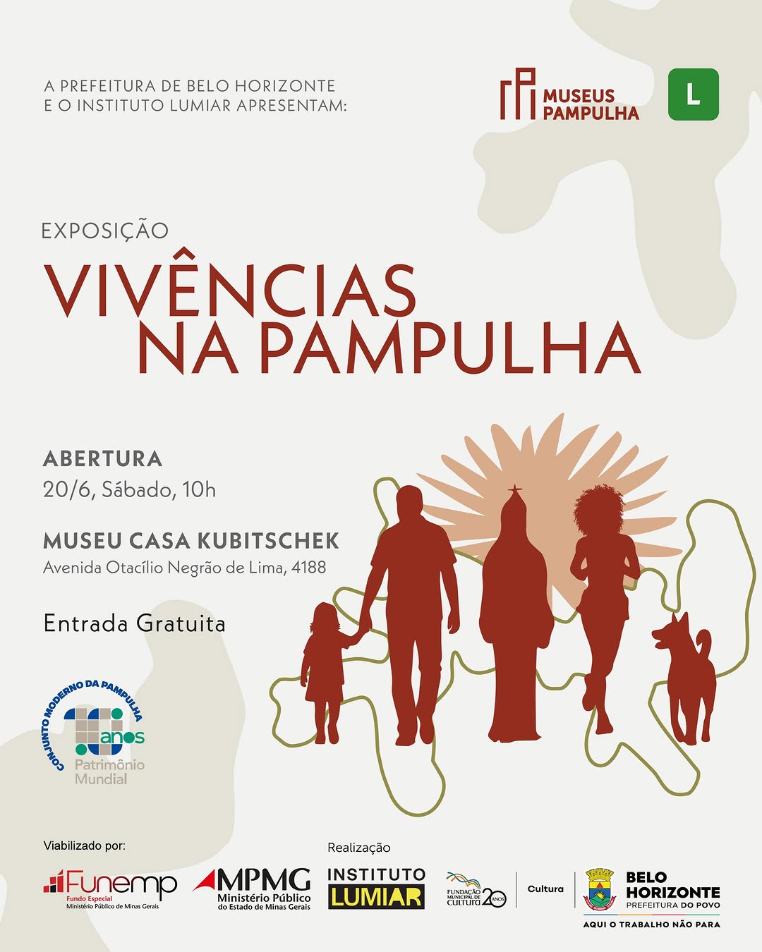 Abertura da Exposição Vivências na Pampulha — Museu Casa Kubitschek, Bandeirantes, Belo Horizonte