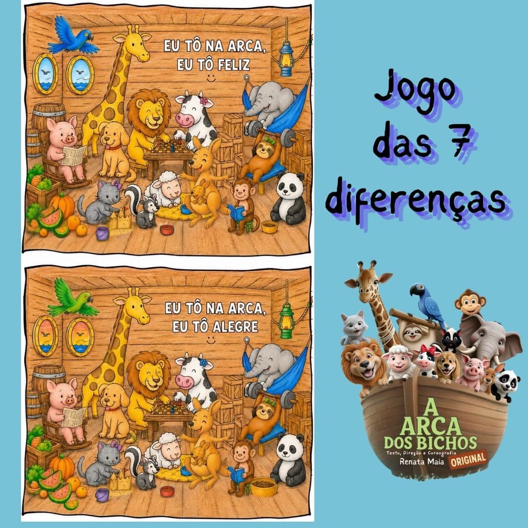 Últimas brincadeiras da temporada - Arca dos Bichos