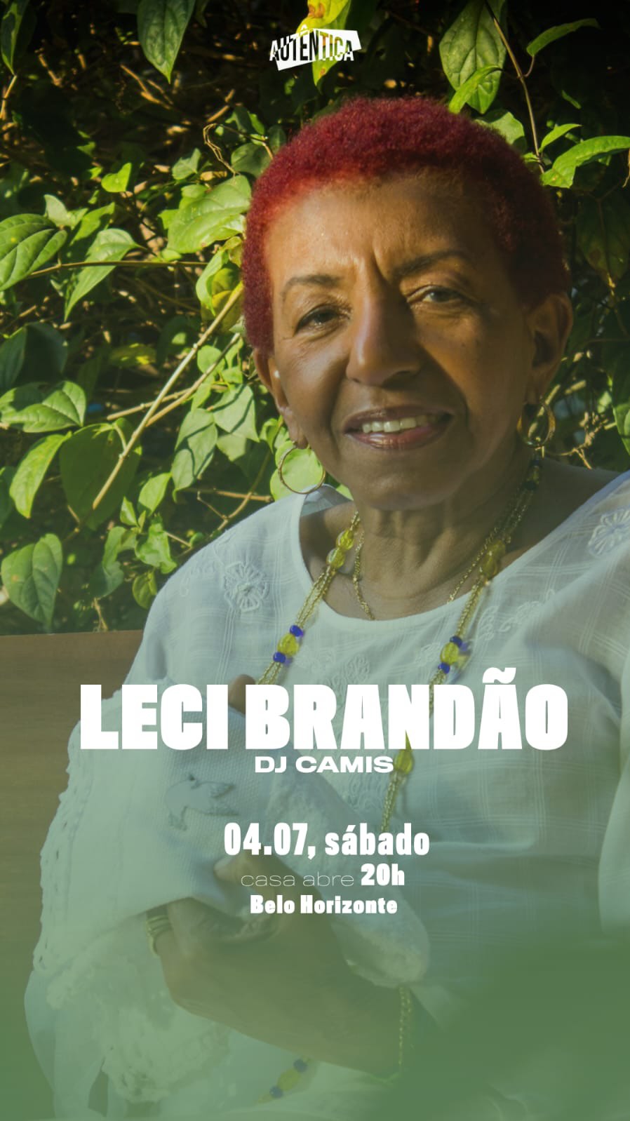 Leci Brandão na Autêntica — Autêntica, Santa Efigênia, Belo Horizonte