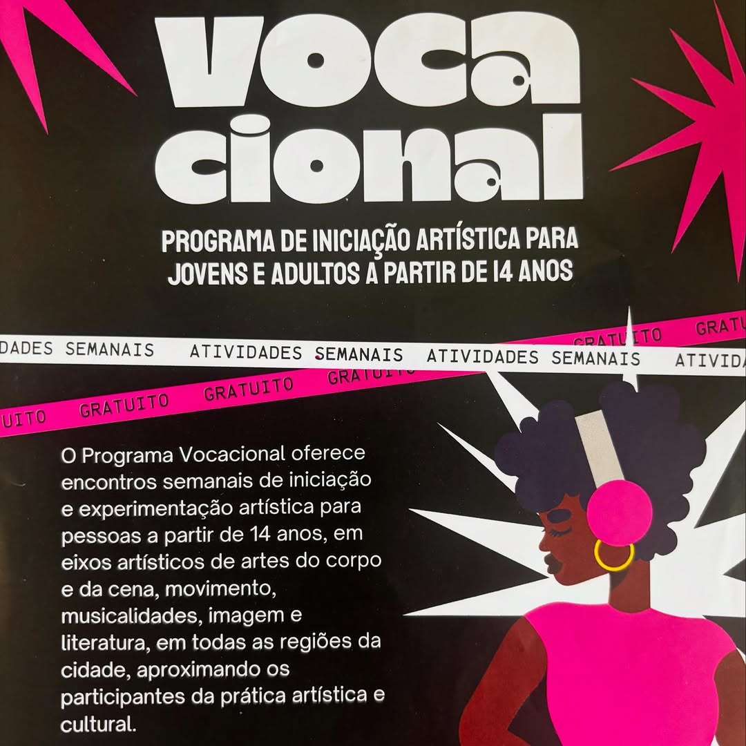 Programa Vocacional 2026 - Graffiti — Biblioteca Thales Castanho de Andrade, Freguesia do Ó, São Paulo