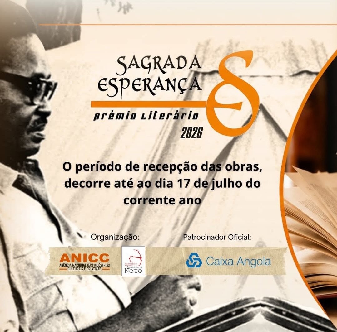 Prémio Literário Sagrada Esperança 2026 — Casa de Angola na Bahia, Pelourinho, Salvador