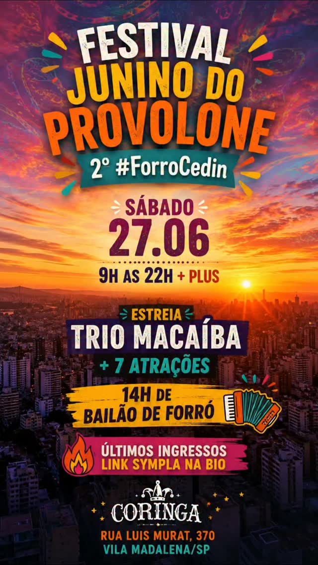 Forró Cedin — Festival Junino do Provolone — Forró do Provolone, Pinheiros, São Paulo