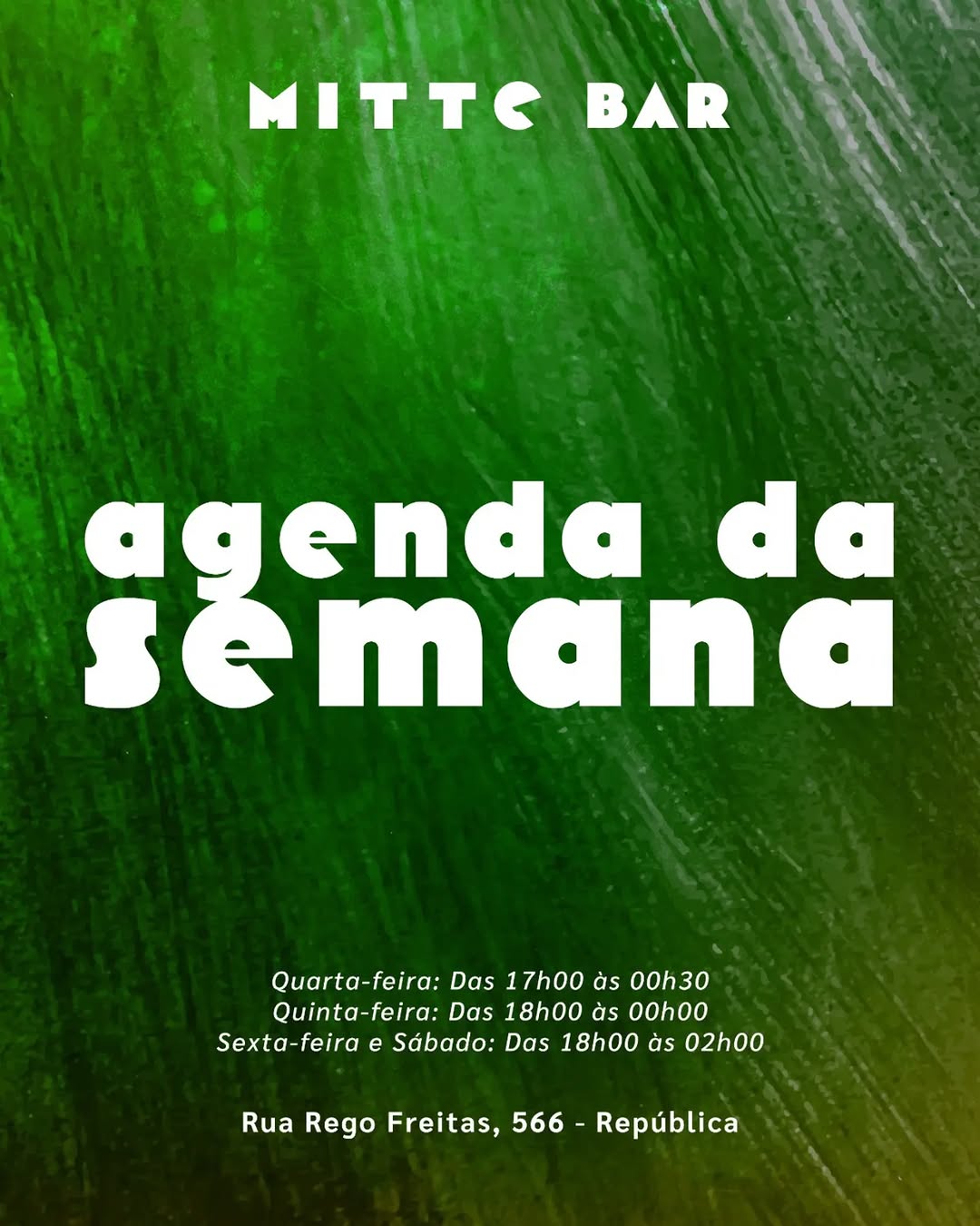 Palco Aberto – Edição Pride — Mitte Bar, República, São Paulo