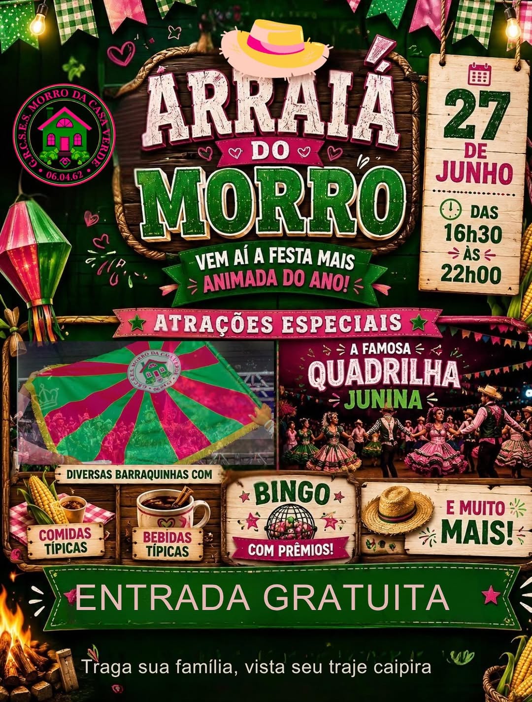 Arraiá do Morro — Morro da Casa Verde, Casa Verde, São Paulo