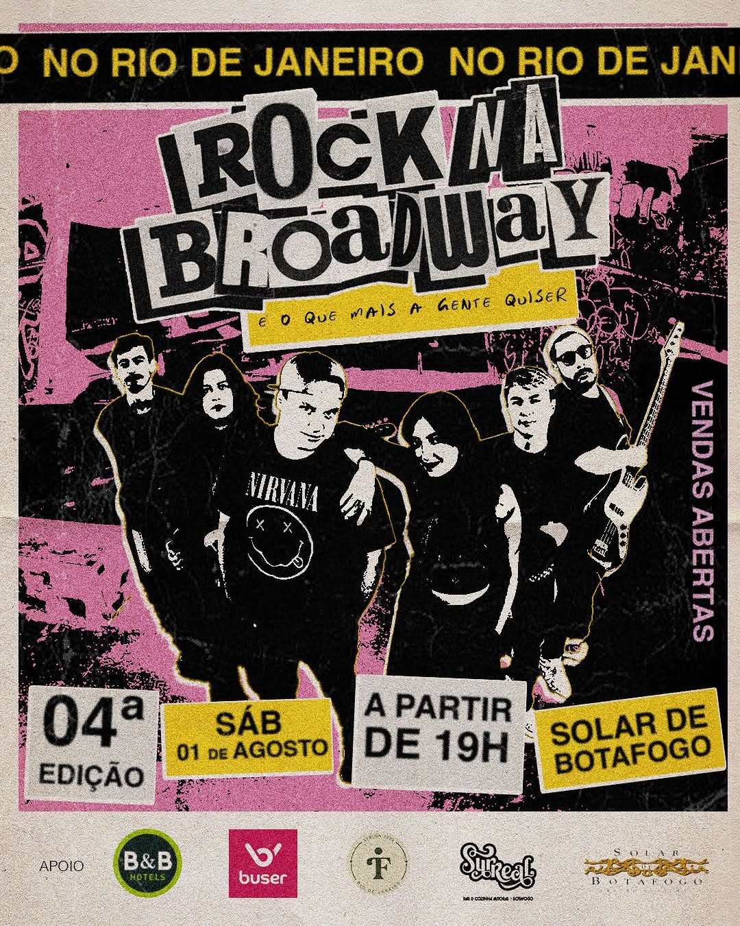 Rock na Broadway no Rio de Janeiro