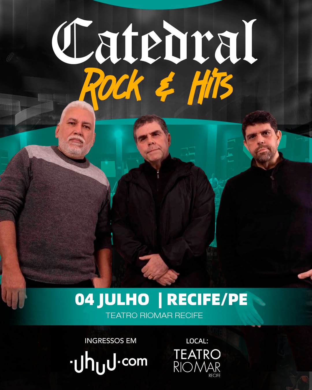 Catedral - Turnê Rock & Hits — Teatro RioMar Recife, Recife