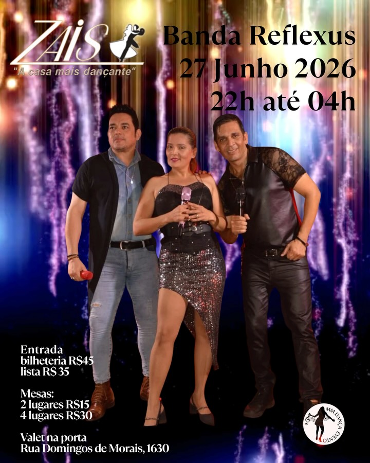 Banda Reflexus na Zais — Zais - A casa mais dançante de São Paulo, Vila Mariana, São Paulo