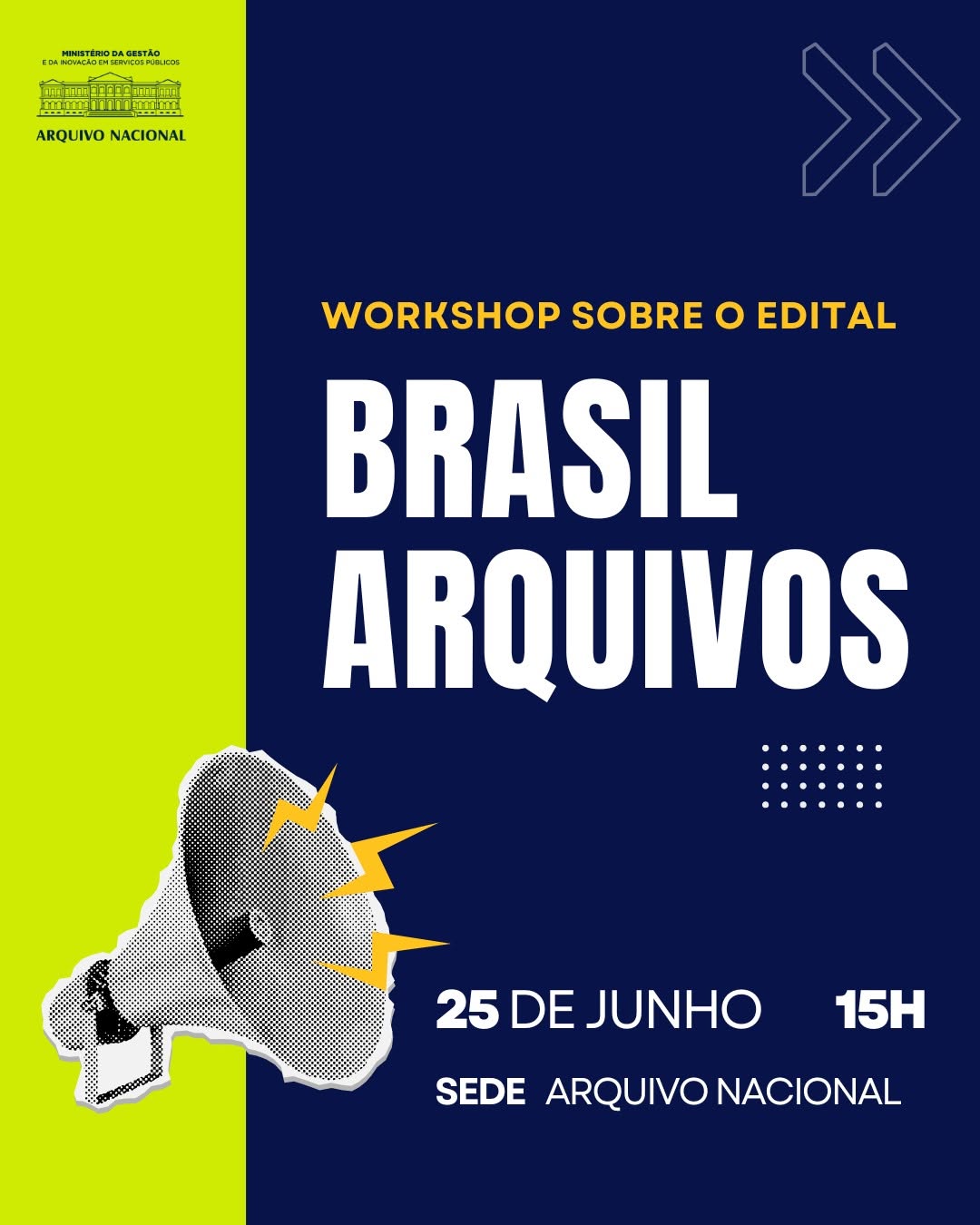 Workshop sobre editais de fomento da área de arquivos — Arquivo Nacional, Centro, Rio de Janeiro