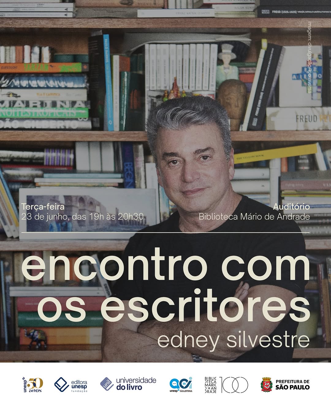 Encontro com os escritores — Biblioteca Mário de Andrade, República, São Paulo