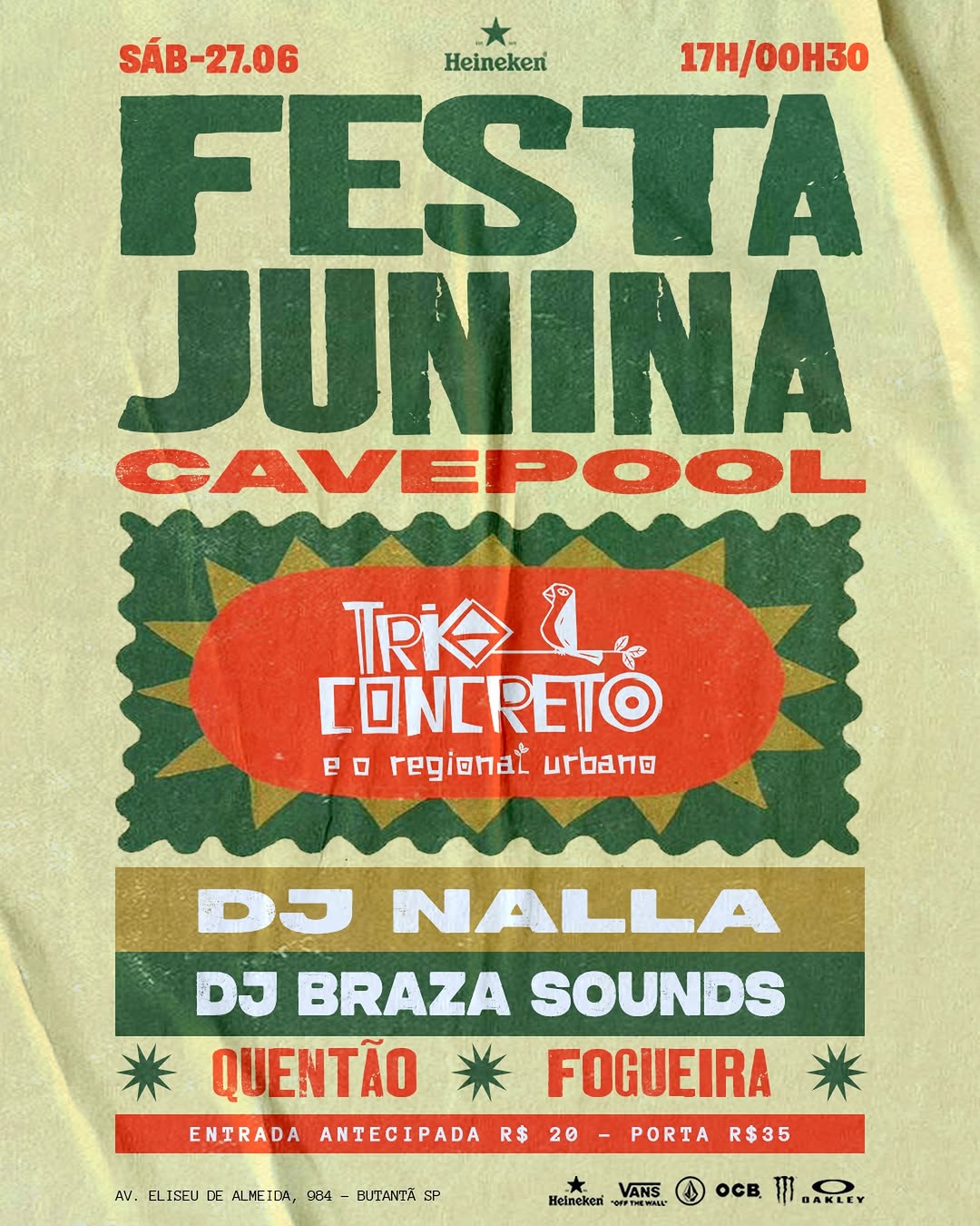 Festa Junina Cavepool — Cavepool Skateboards SP, Butantã, São Paulo