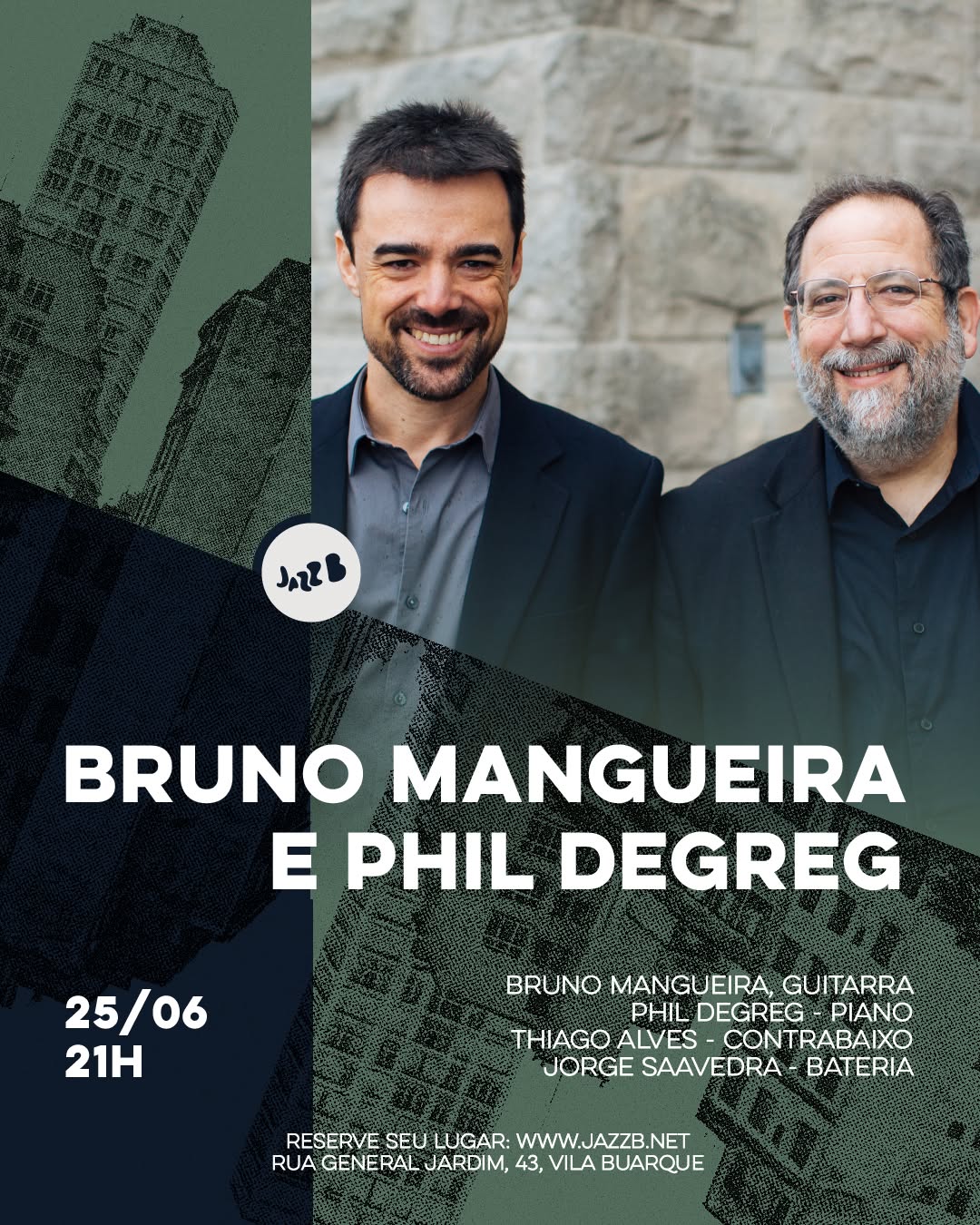 Bruno Mangueira e Phil DeGreg Quarteto no JazzB — JazzB, República, São Paulo