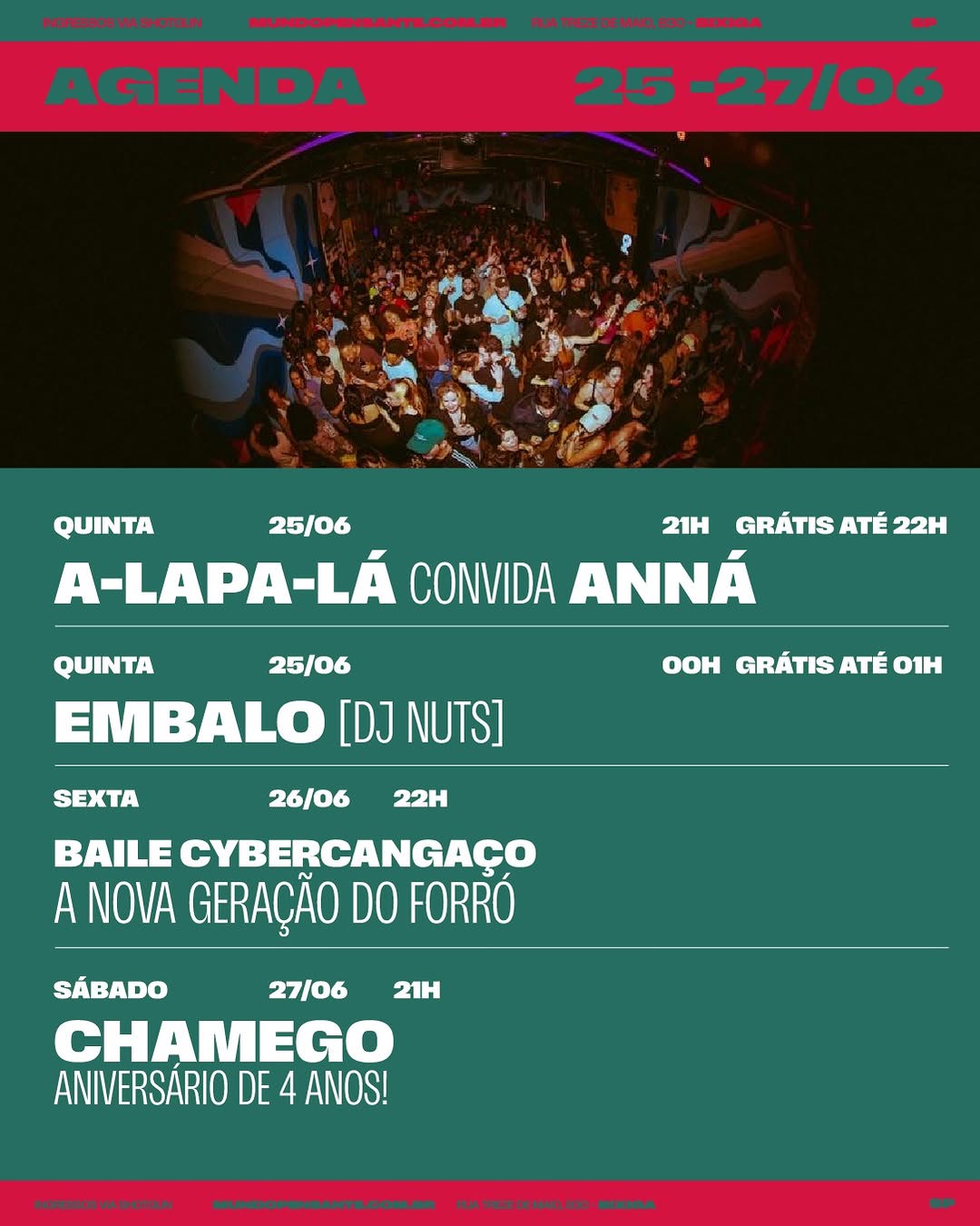 Baile Cybercangaço: Dupe DP + participações — Mundo Pensante, Bela Vista, São Paulo