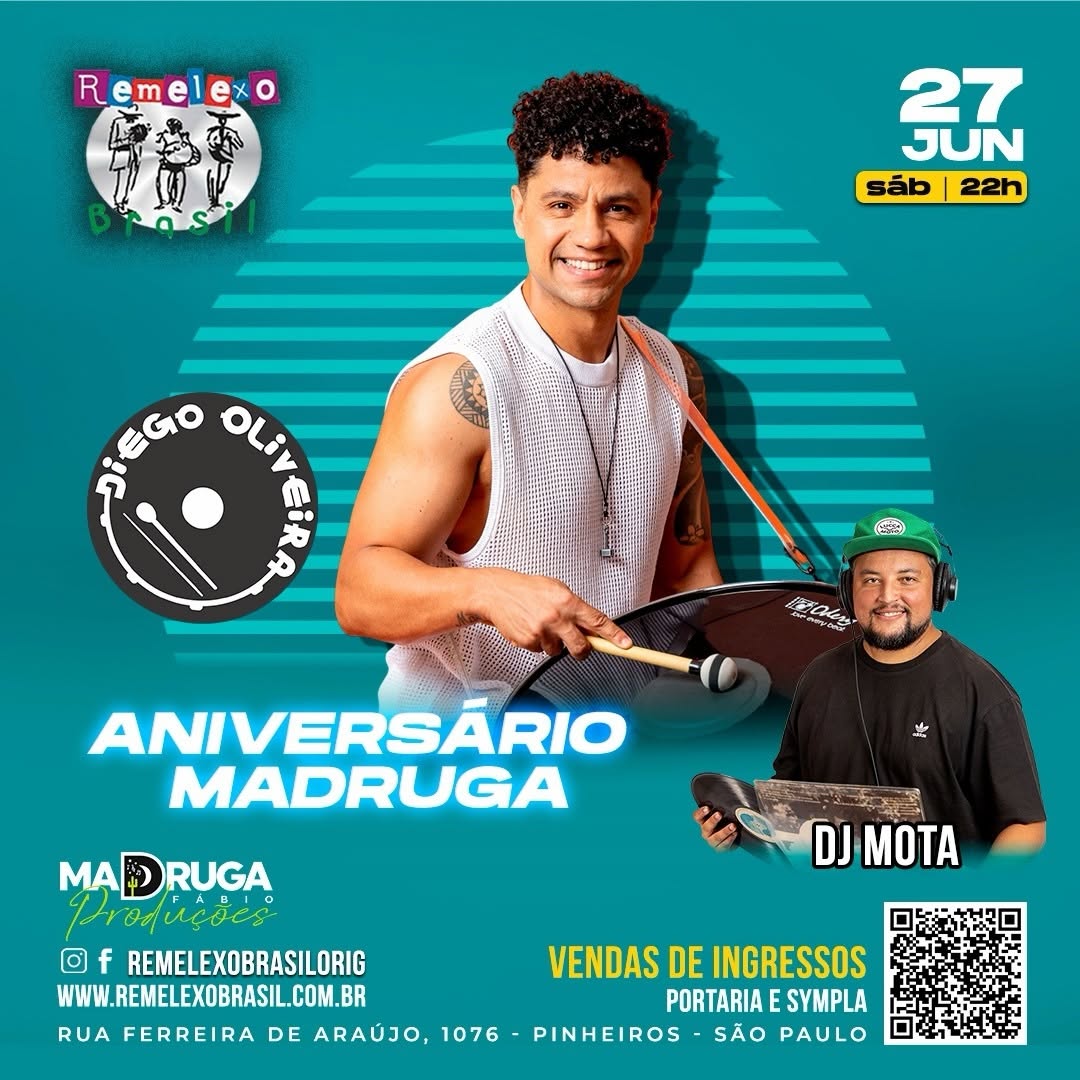 SABADÃO com Diego Oliveira e DJ Motas — Remelexo Brasil, Pinheiros, São Paulo