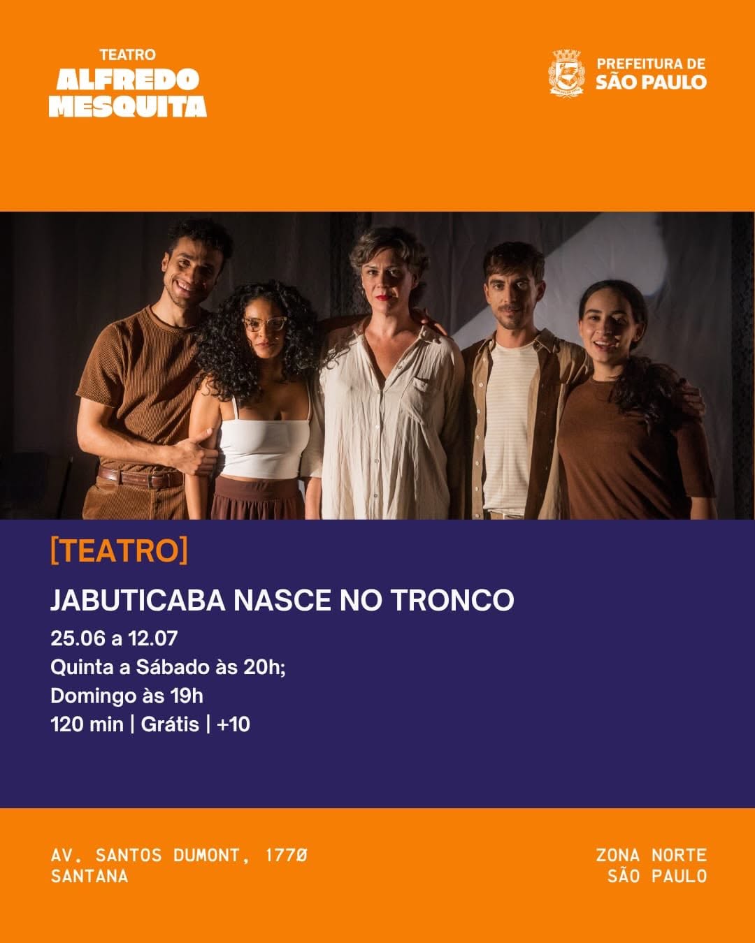 Nova temporada teatral no TAM