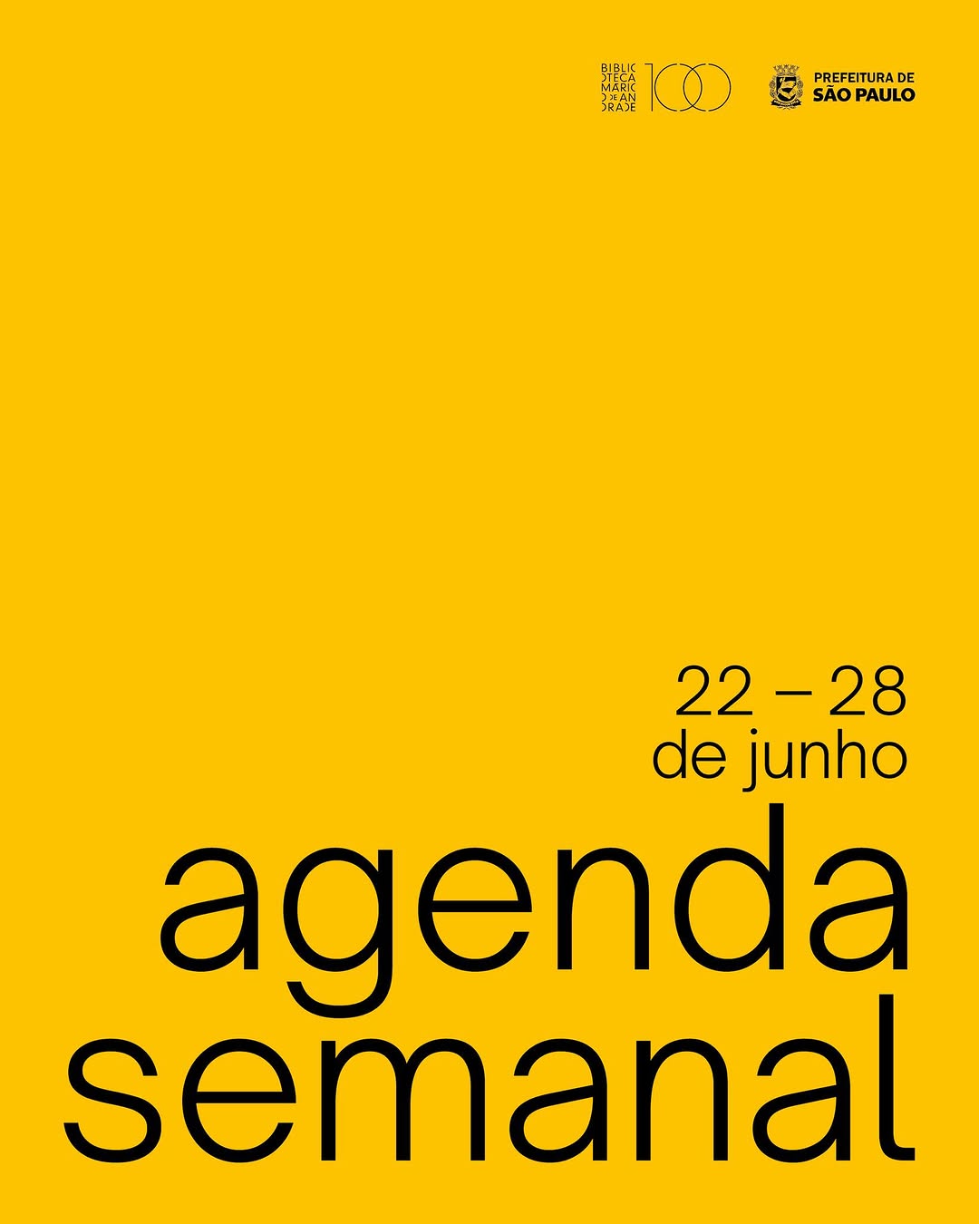 Programação Semanal da BMA