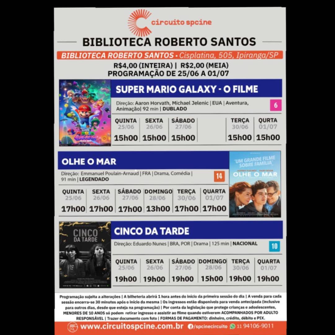 Circuito Spcine Roberto Santos
