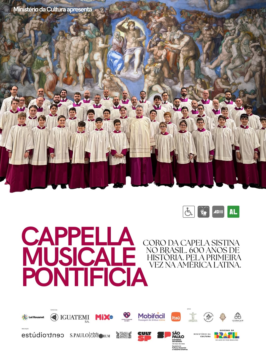 Concerto do Coro da Capela Sistina na Sala São Paulo