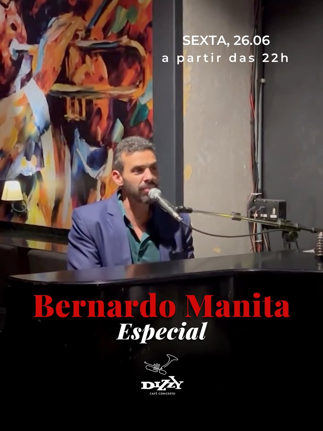 Bernardo Manita ao Vivo — Dizzy Café Concerto, Centro, Curitiba