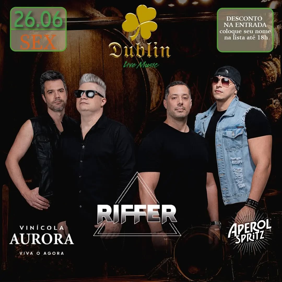 Banda Riffer e DJ Léo Monteiro — Pub Dublin Live Music, Itaim Bibi, São Paulo