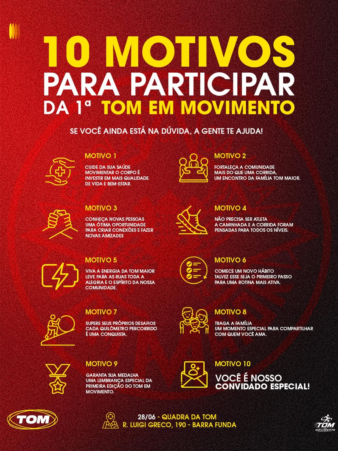 1ª Tom em Movimento — TOM MAIOR, Bom Retiro, São Paulo