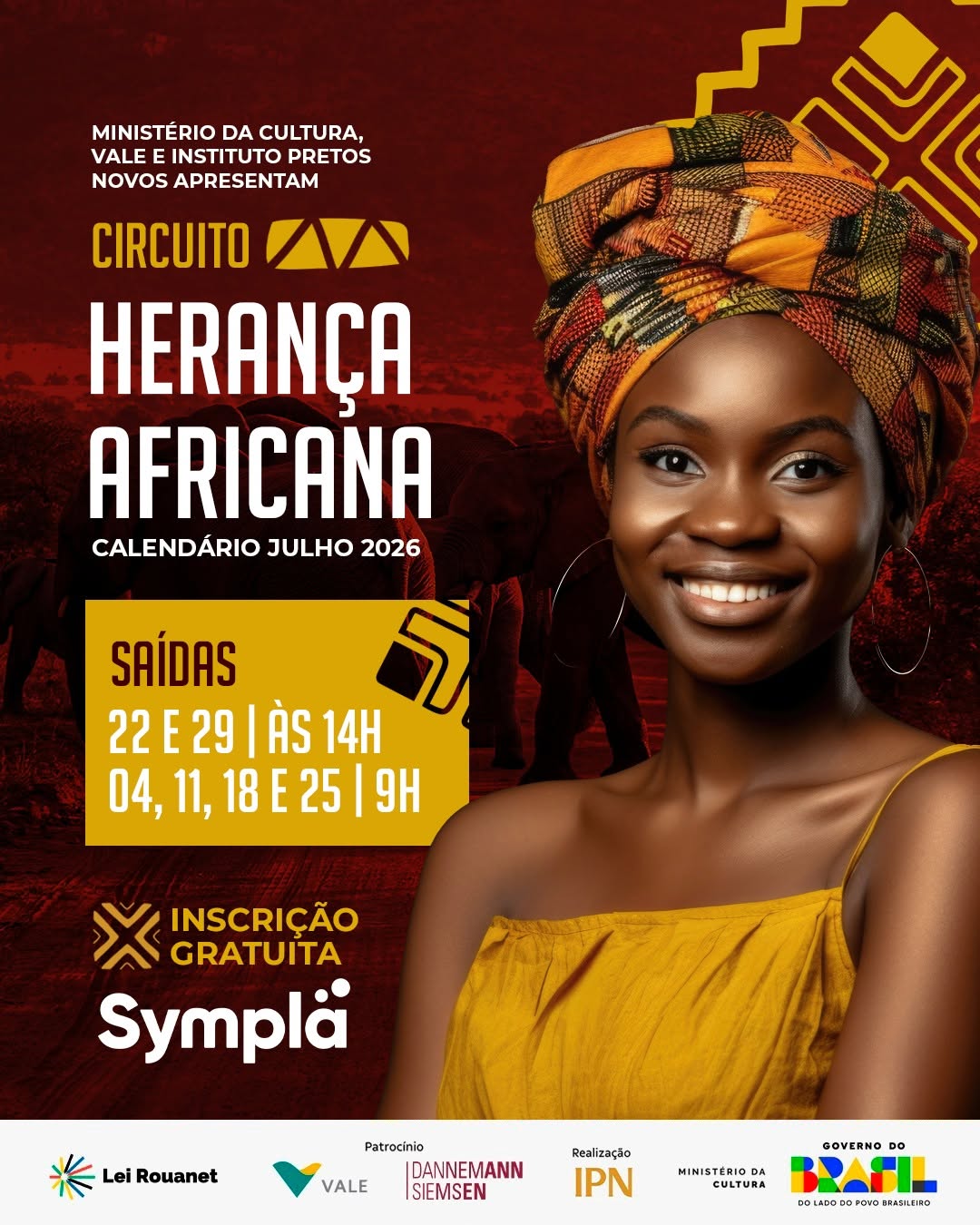 Circuito de Herança Africana – Julho 2026