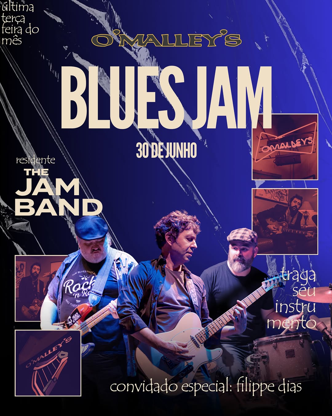Blues Jam do O'Malley's — Omalleys, Bela Vista, São Paulo