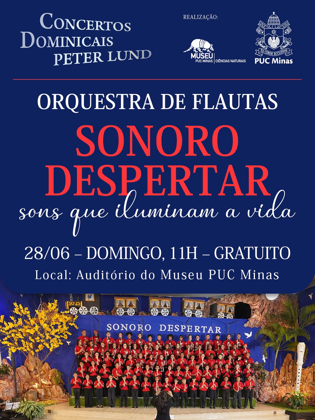 Concerto Sonoro Despertar - Sons que iluminam a Vida — Museu PUC Minas, Coração Eucarístico, Belo Horizonte