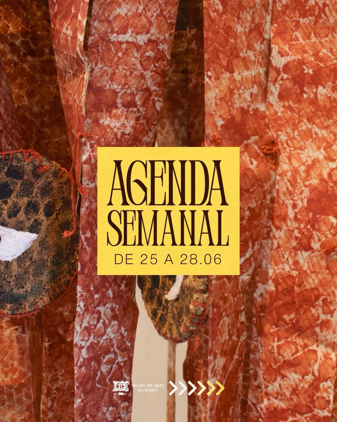Programação Semanal de Arte e Cultura — MAB Museu de Arte da Bahia, Salvador