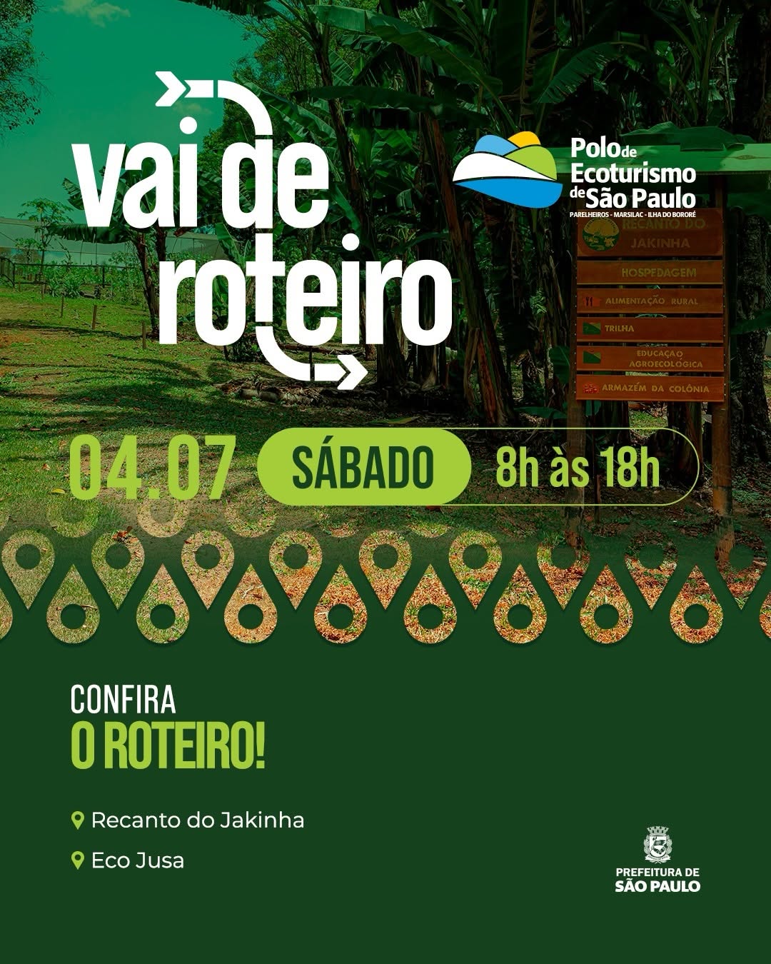 Vai de Roteiro! - Recanto Paraiso, Da Família Restaurante e Aldeia Tenondé-Porã — Polo de Ecoturismo de São Paulo, Parelheiros, São Paulo