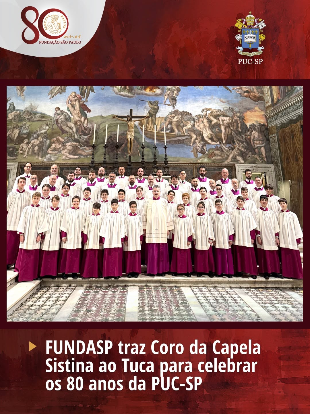 Apresentação do Cappella Musicale Pontificia Sistina