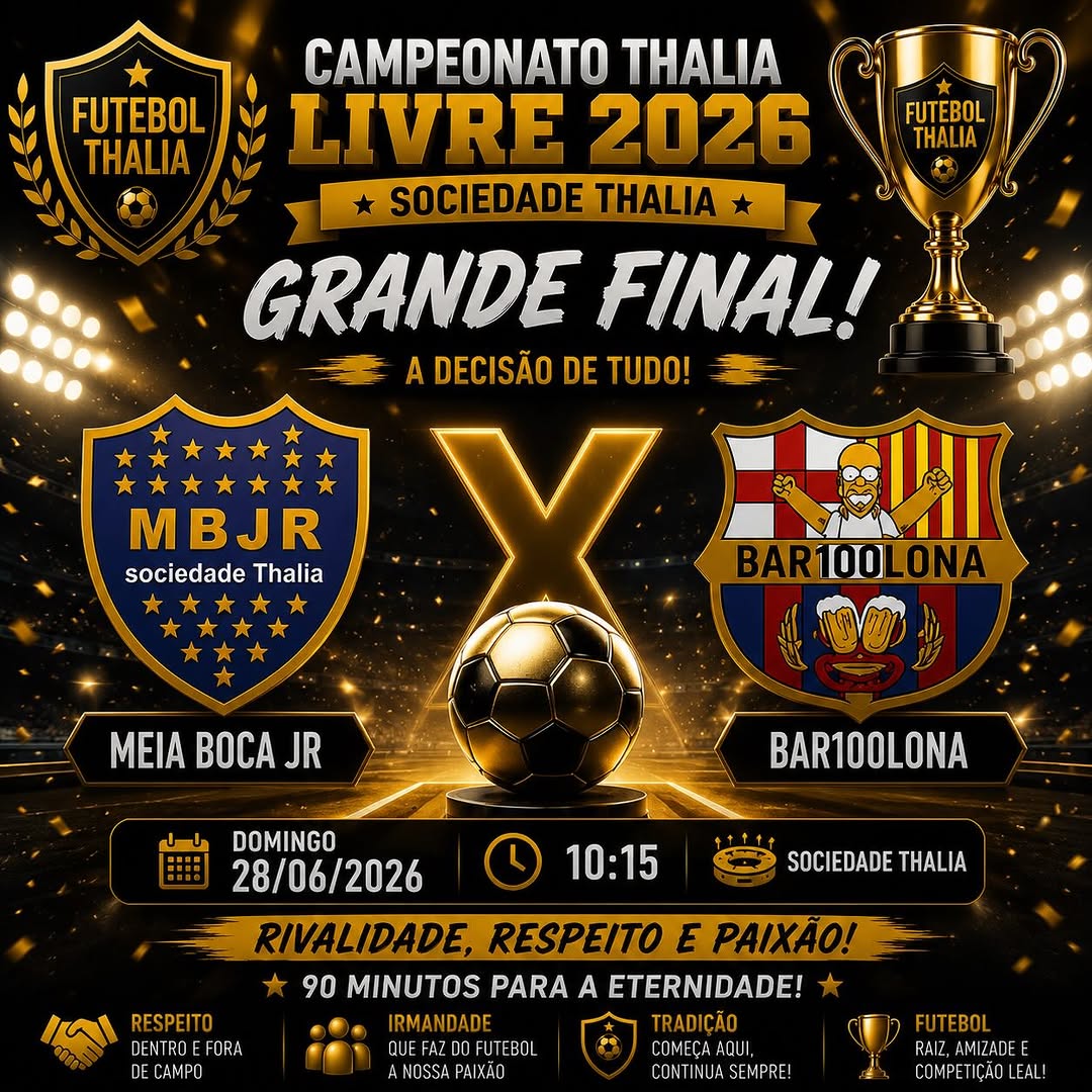 Disputa de 3º Lugar - Campeonato Thalia Livre 2026