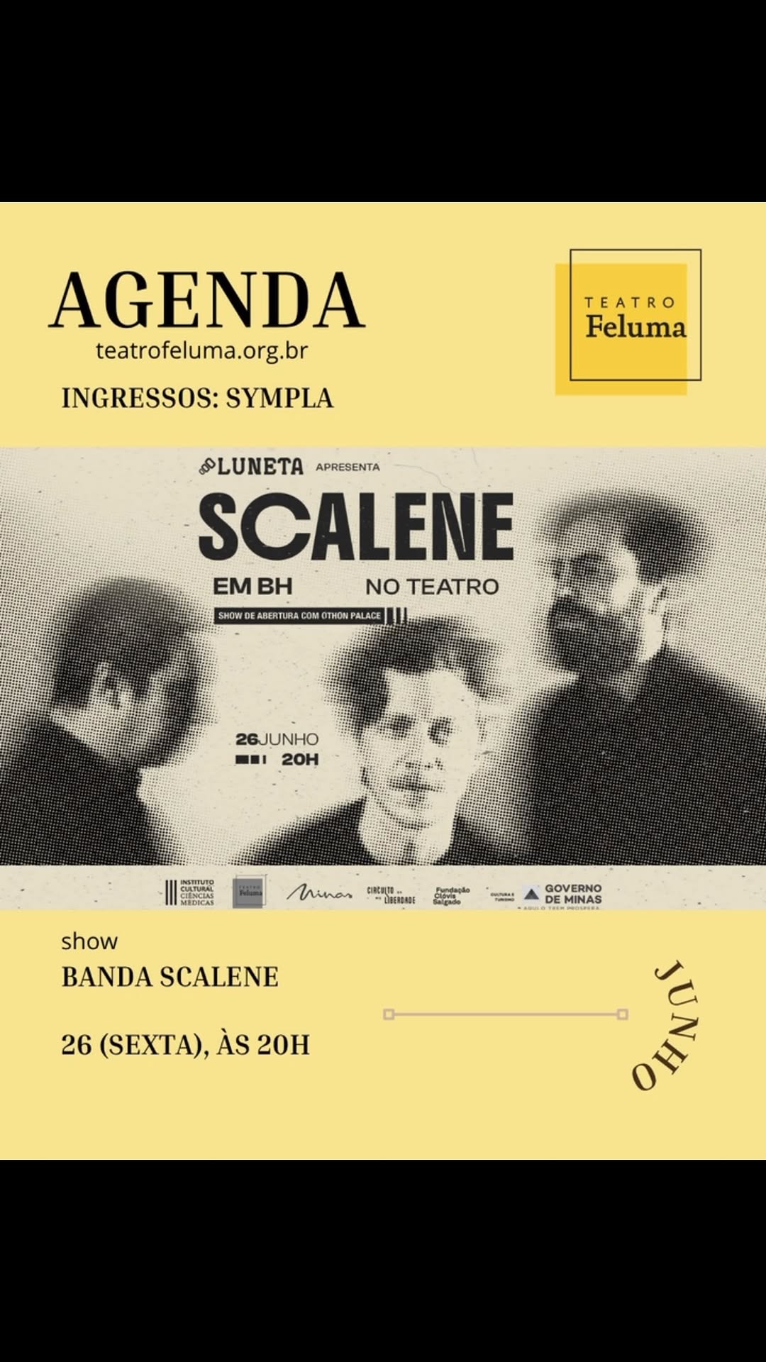 Scalene com Othon Palace — Teatro Feluma (Centro Cultural), Centro, Belo Horizonte