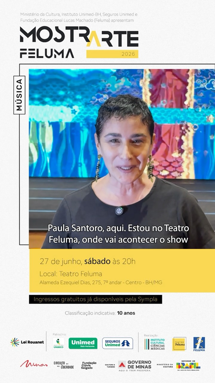 Paula Santoro e Rafael Vernet - Mestres de Minas — Teatro Feluma (Centro Cultural), Centro, Belo Horizonte