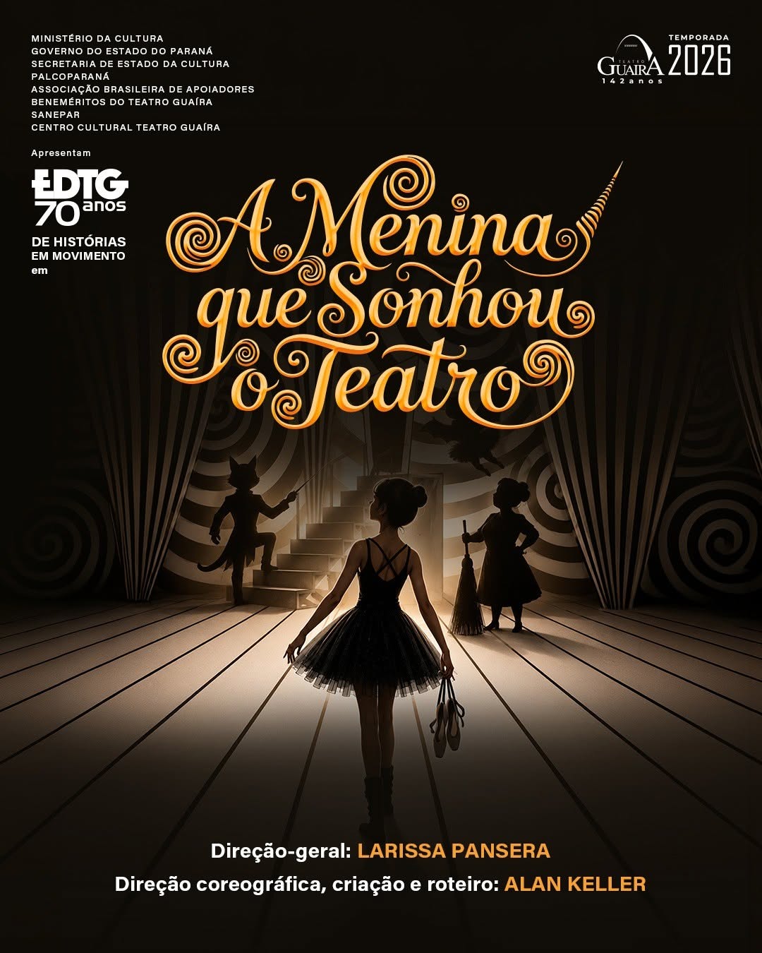 A Menina que Sonhou o Teatro — Teatro Guaíra, Centro, Curitiba