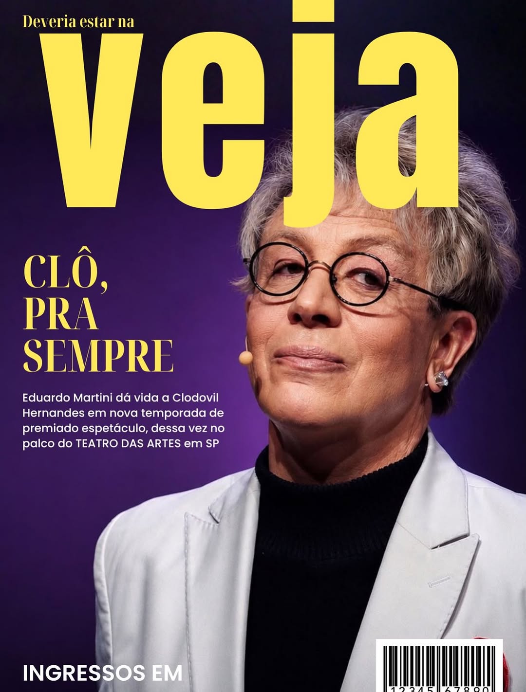 Não saí na capa da Veja SP