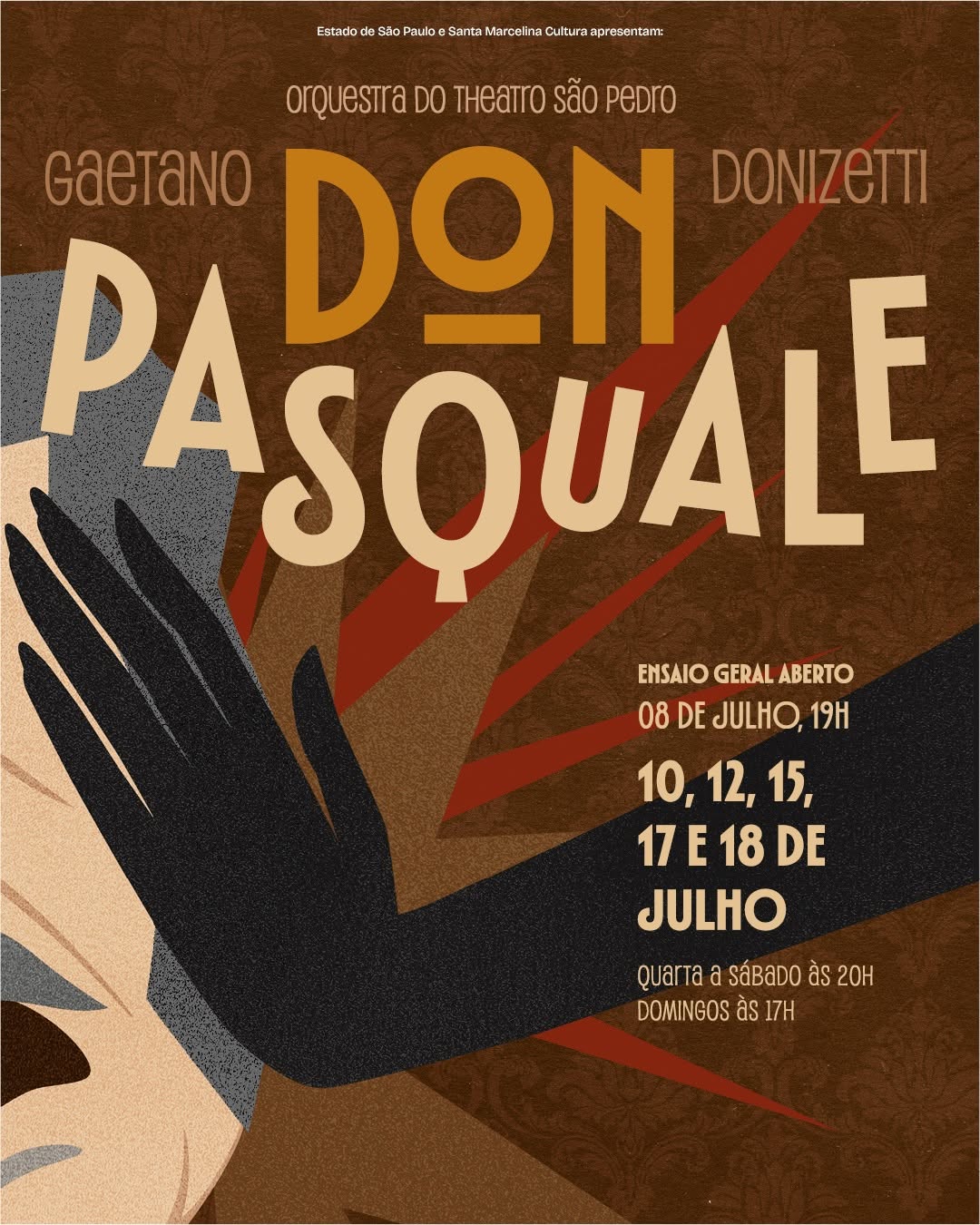 Don Pasquale — Theatro São Pedro, Barra Funda, São Paulo