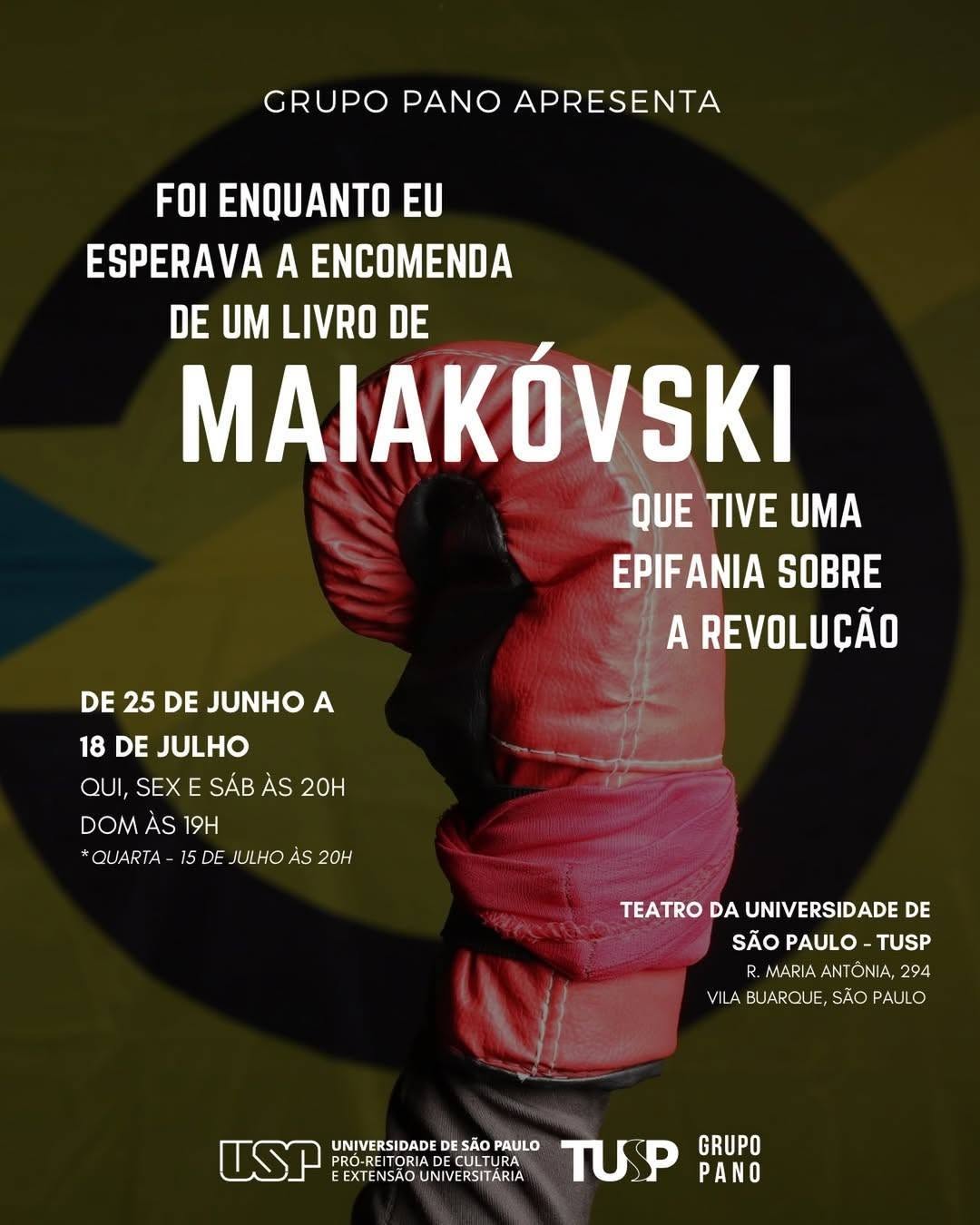 Foi Enquanto Eu Esperava a Encomenda de um Livro de Maiakóvski — TUSP, República, São Paulo