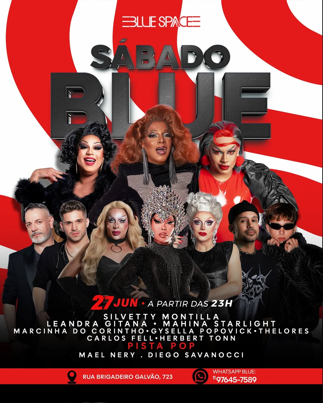 Noite na Blue Space - Sábado — Blue Space, Barra Funda, São Paulo
