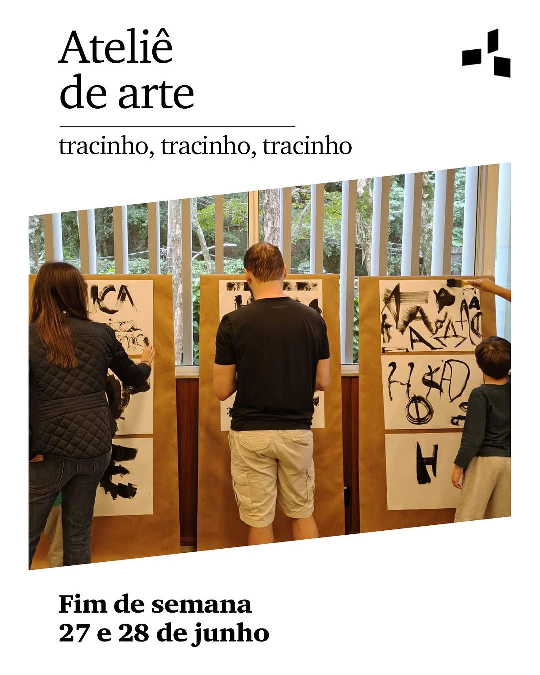 Ateliê de Arte: Desenho das Letras — Casa Roberto Marinho, Cosme Velho, Rio de Janeiro
