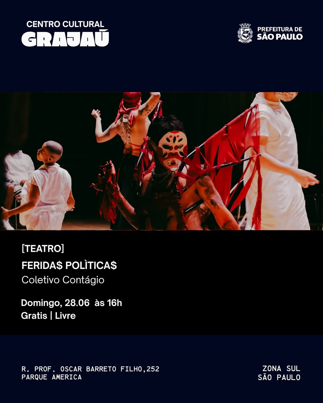 III Mostra Transmissão Contágio: Ferida$ Política$ — Centro Cultural Grajaú, Grajaú, São Paulo