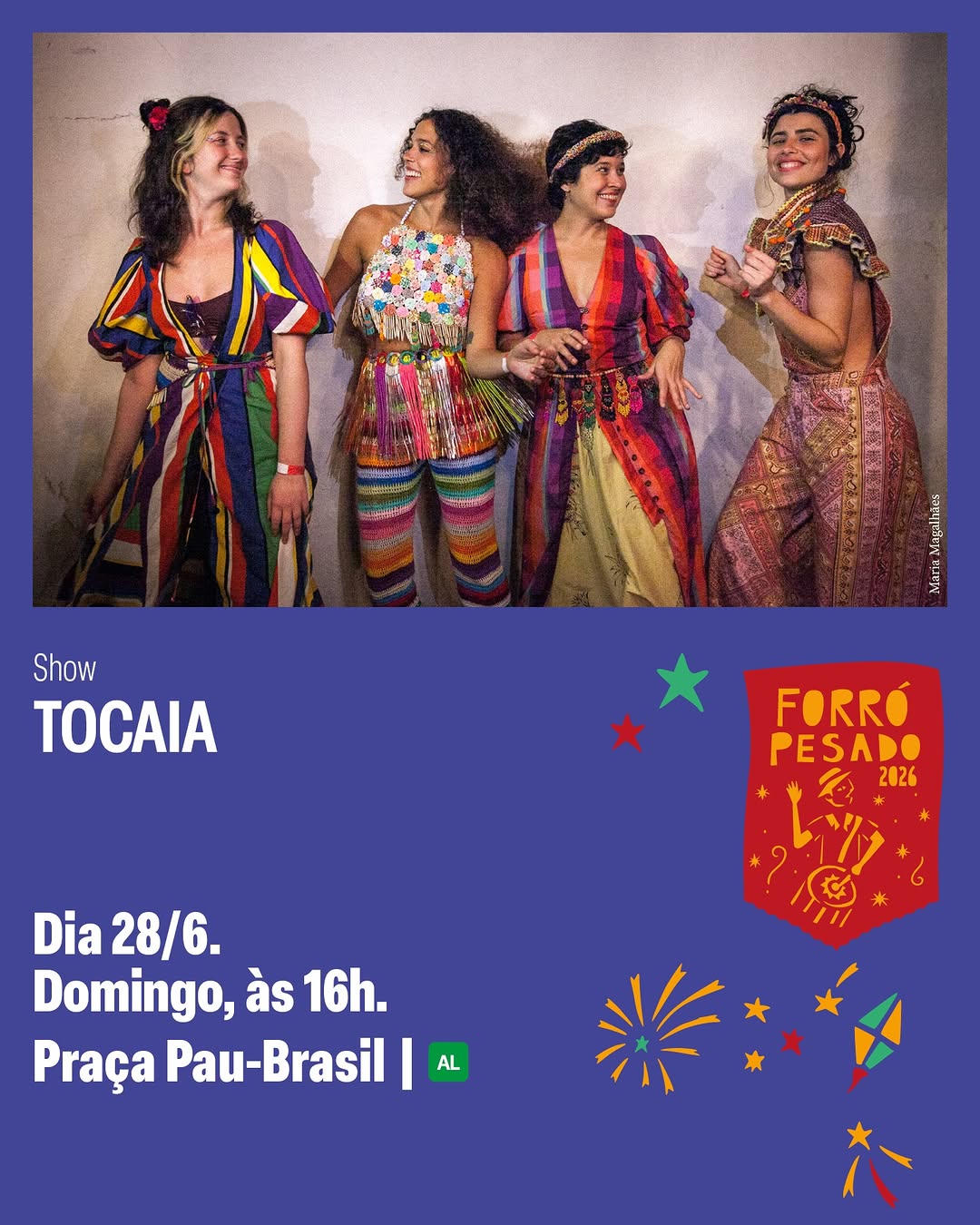 Forró Pesado: TOCAIA — Sesc Interlagos, Cidade Dutra, São Paulo