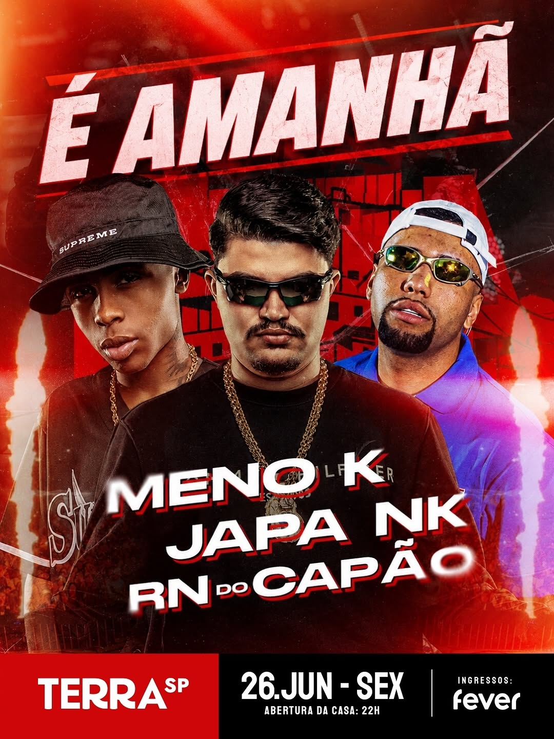 JAPA NK + MENO K + RN DO CAPÃO no TERRA SP — Terra SP, Campo Grande, São Paulo
