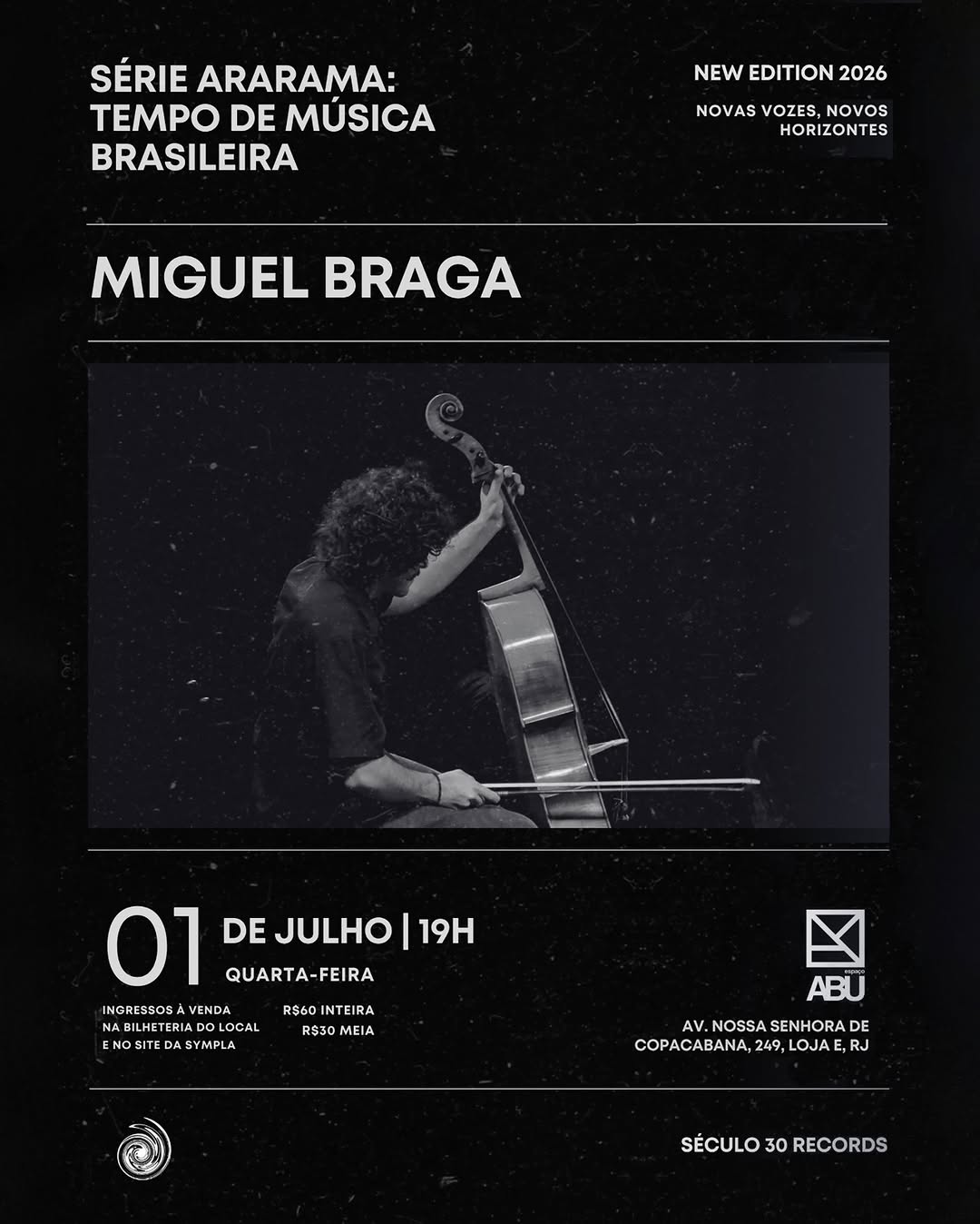 Série Ararama: Miguel Braga — Espaço Abu, Rio de Janeiro