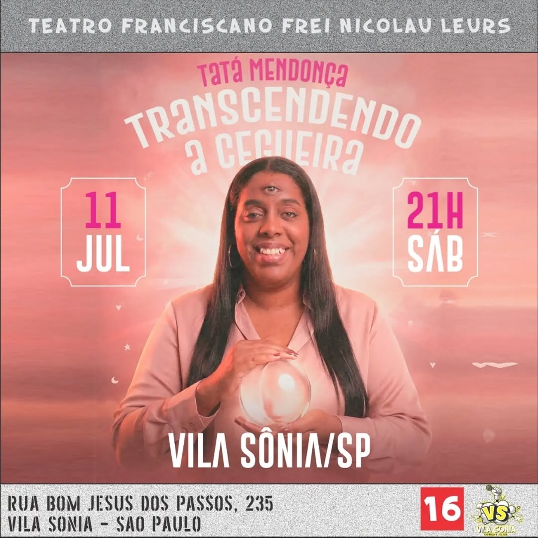 Transcendendo a Cegueira — Vila Sonia Comedy Club, Vila Sônia, São Paulo