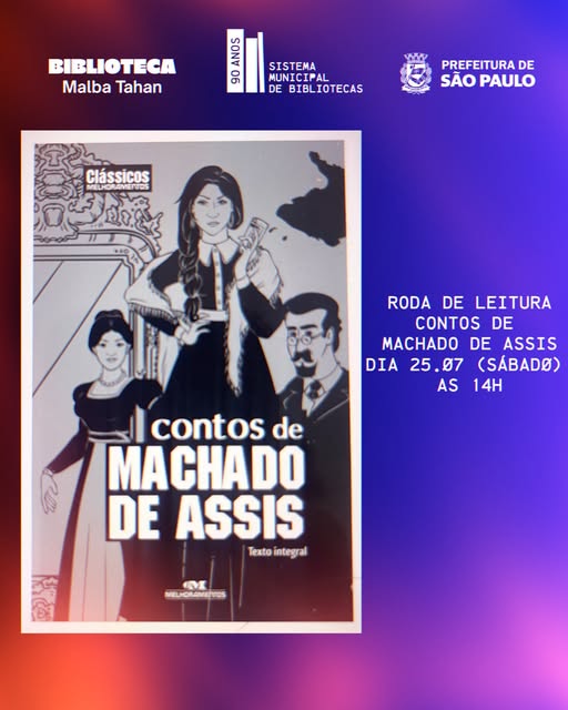 Roda de Leitura: Contos de Machado de Assis