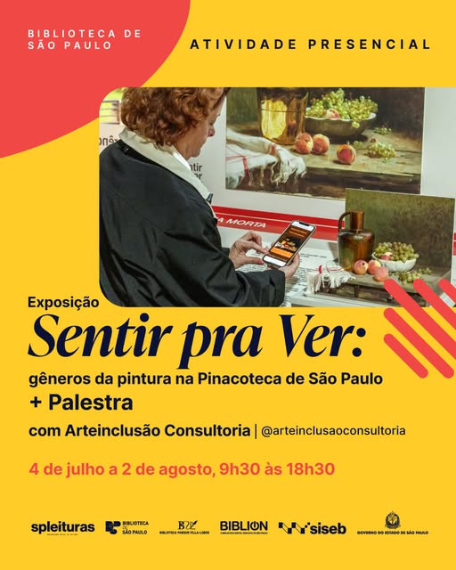 Exposição Sentir pra Ver: gêneros da pintura na Pinacoteca de São Paulo